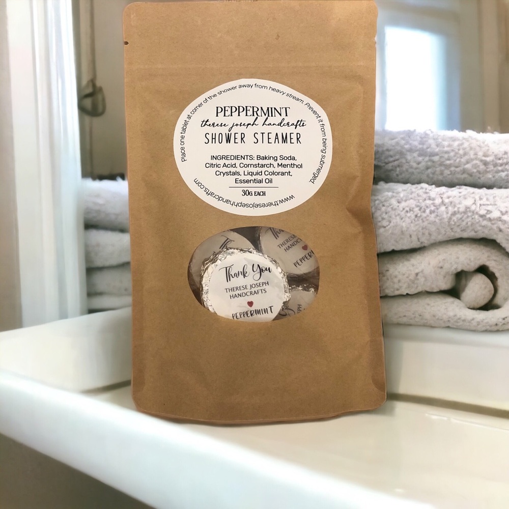 Peppermint Scented Shower Steamers